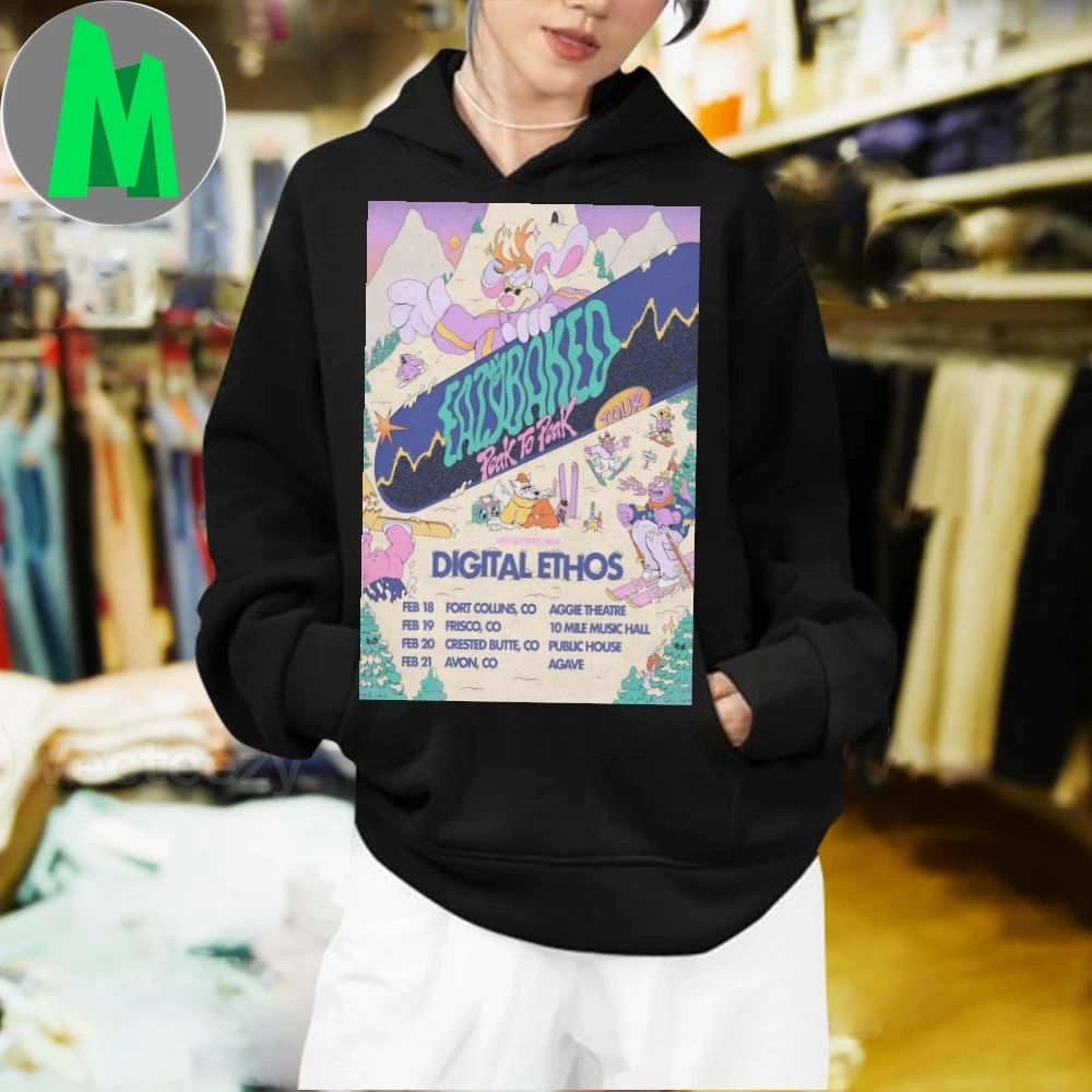 Eazybaked Peak To Peak Tour 2026 Poster Shirt
