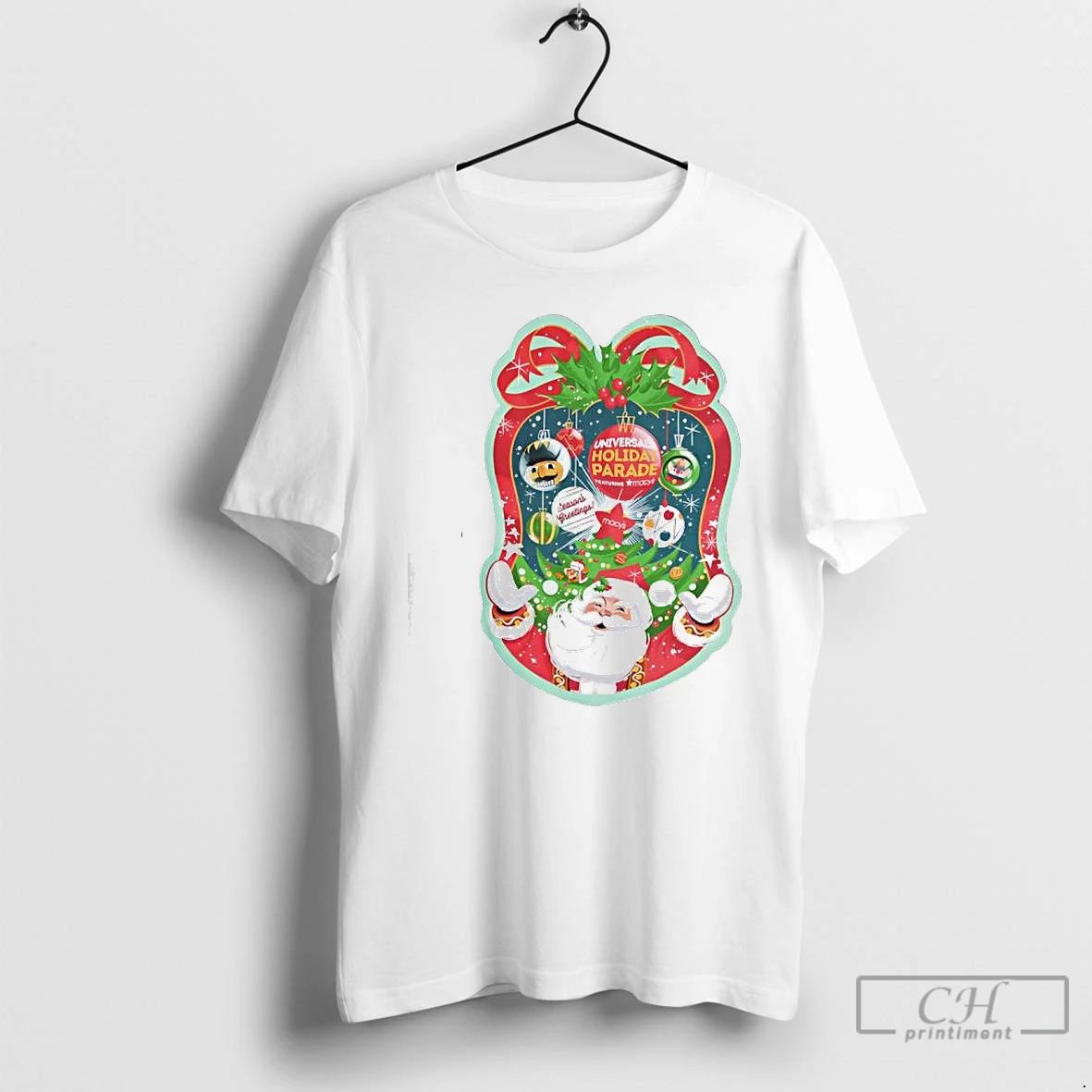 Premium Universal Holiday Parade Macys Christmas Graphic T Shirts