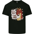 When a Dragon Smiles Fantasy RPG Mens Light Cotton T-Shirt