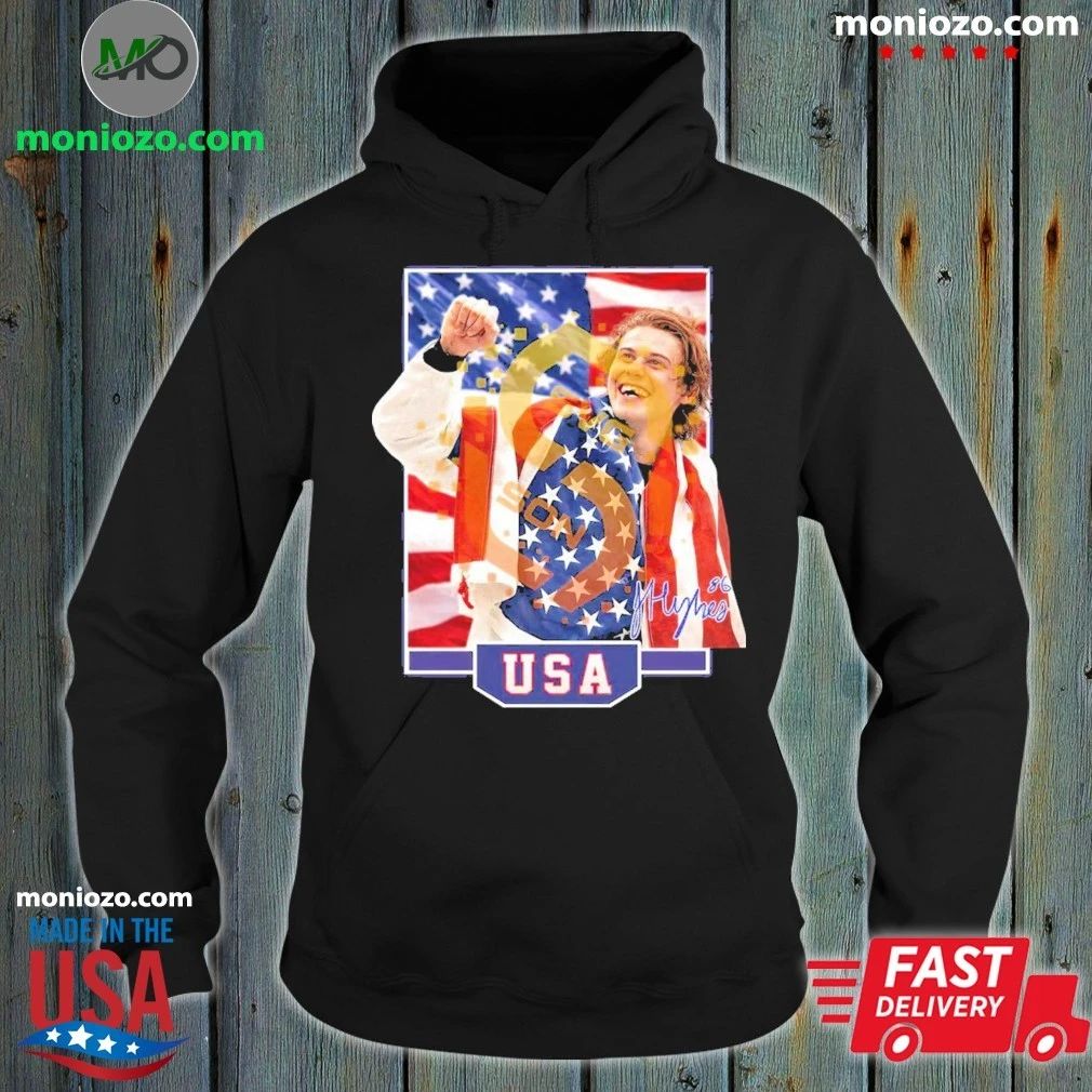 Jack Hughes USA Hockey Shirt