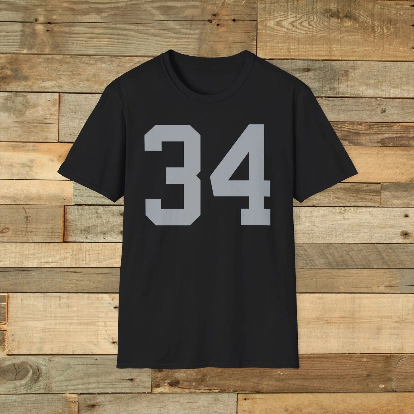 Bo Jackson #34 Oakland Raiders Jersey T-Shirt - Front & Back Print