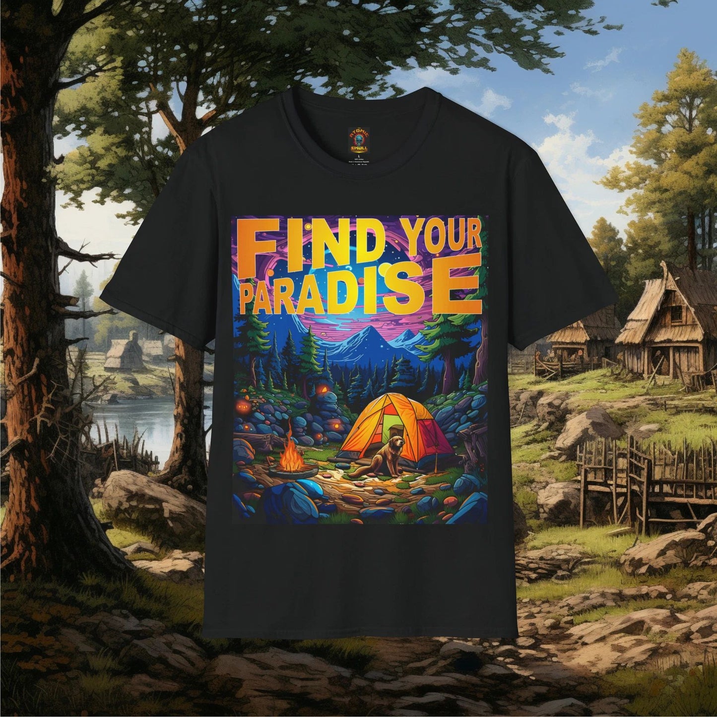 Find Your Happy Place - Unisex Softstyle T-Shirt