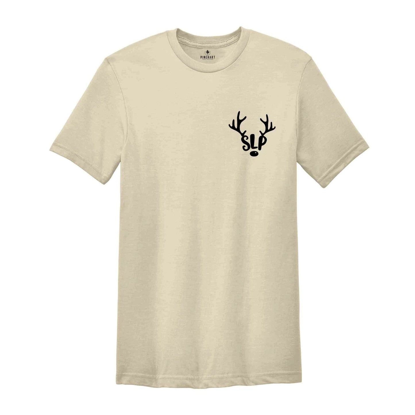 Christmas Speech Language Pathologist Reindeer T-Shirt, Speech Therapy Shirt, Xm