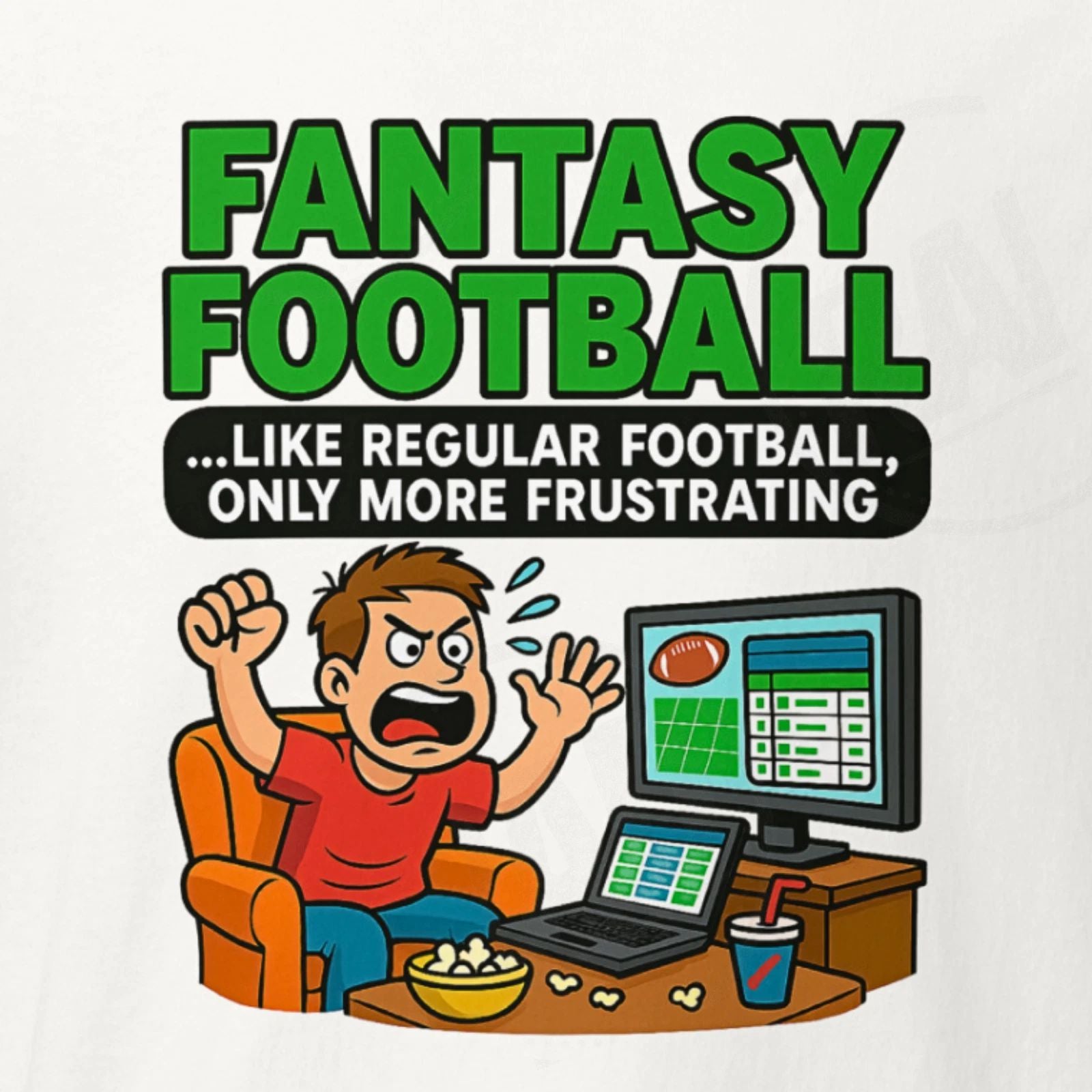 Funny Fantasy Football Shirt Commissioner Fantasy Football Draft Day T Shirt