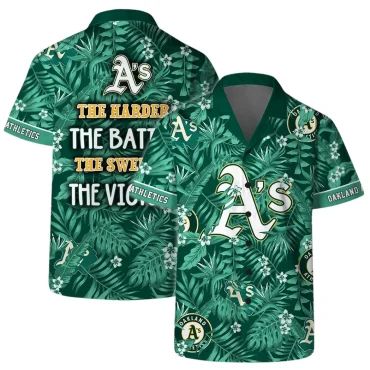 Oakland Athletics Tropical Victory Hawaiian Shirt