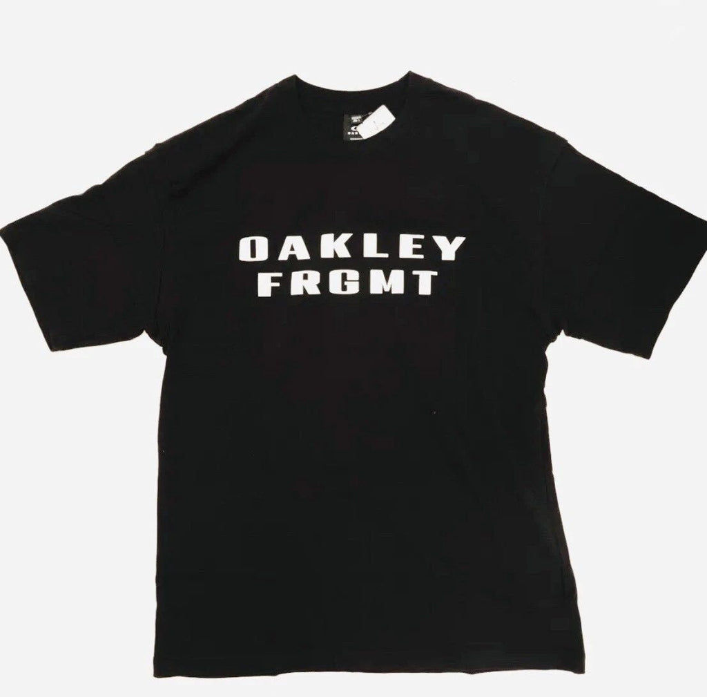 NEW OAKLEY FRAGMENT COLLABORATION T-SHIRT MENS SIZE XL BLACK LIMITED EDITION