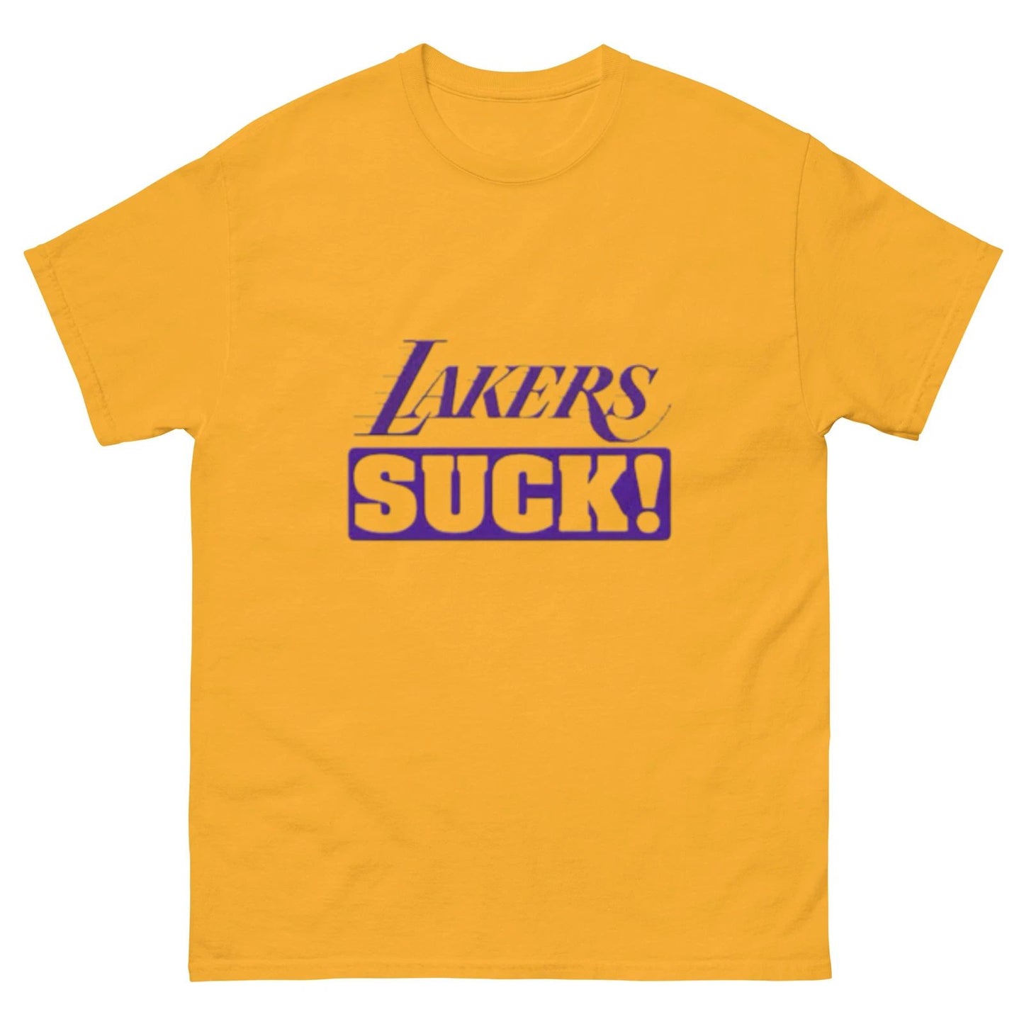 Anti-Lakers Tee | Unisex | Funny Shirts for Sports Fans | LA Lakers Suck Tshirt