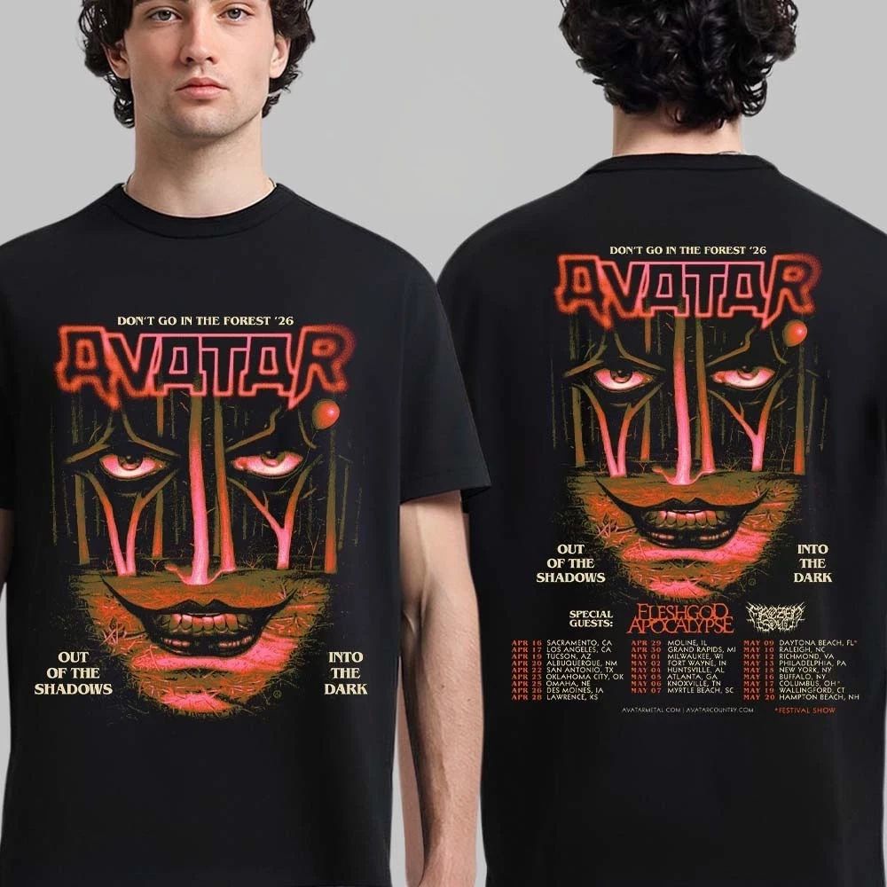Avatar Don't Go In The Forest 2026 North America Tour T-Shirt