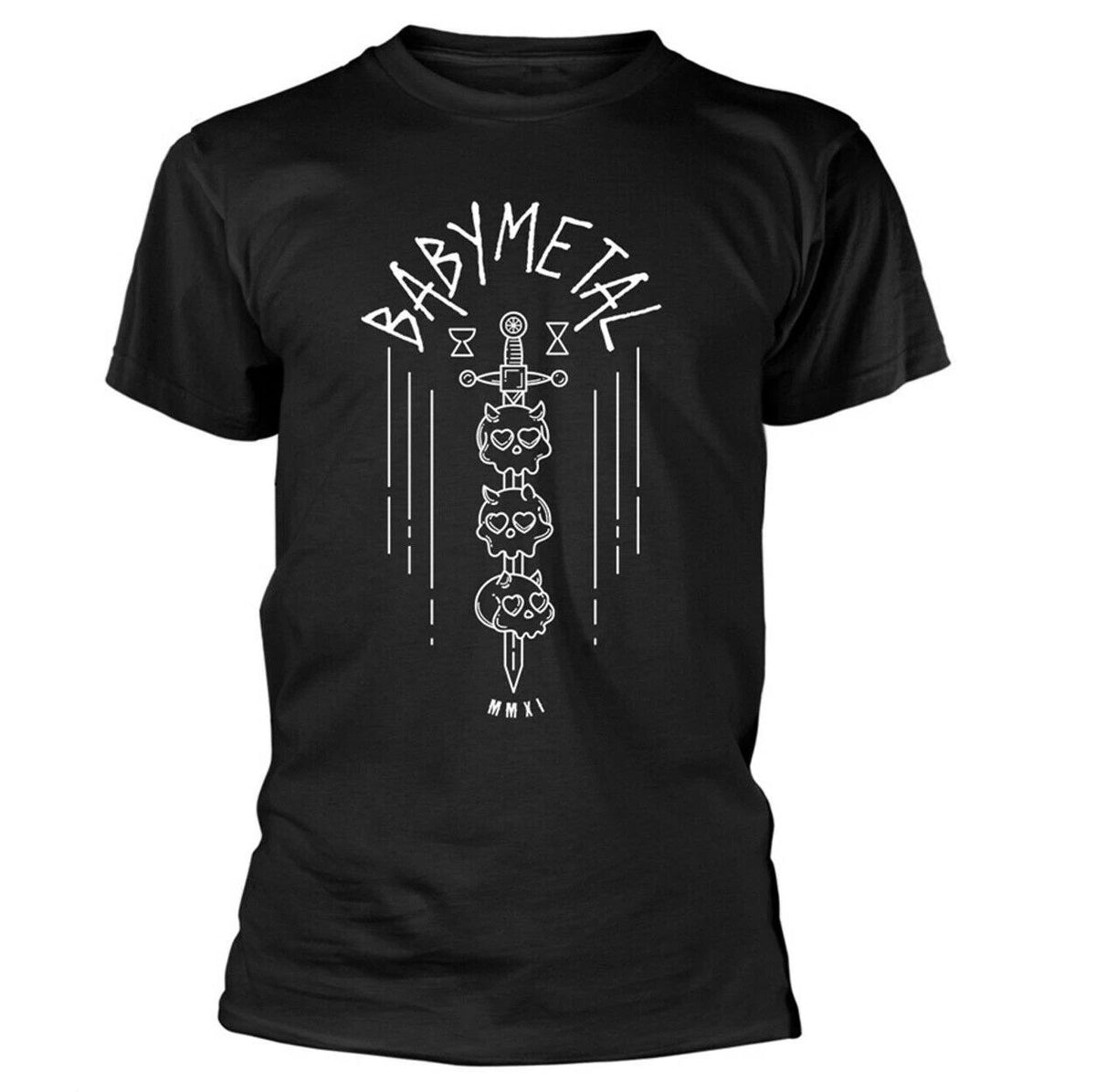 Babymetal Skull Sword Shirt S-XXL T-Shirt Official Metal Band Tshirt