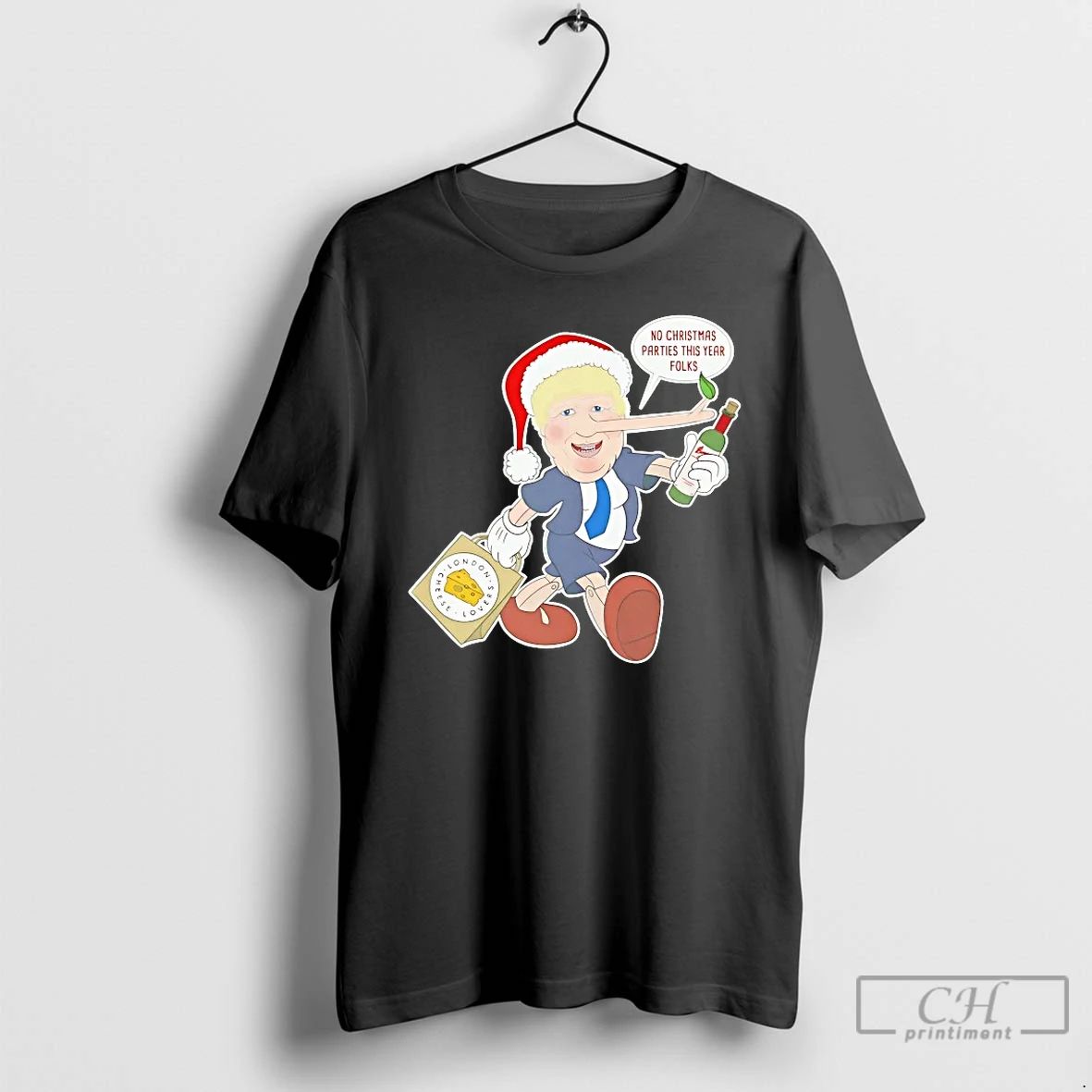 Classic Boris No Christmas Parties This Year Folks T Shirts
