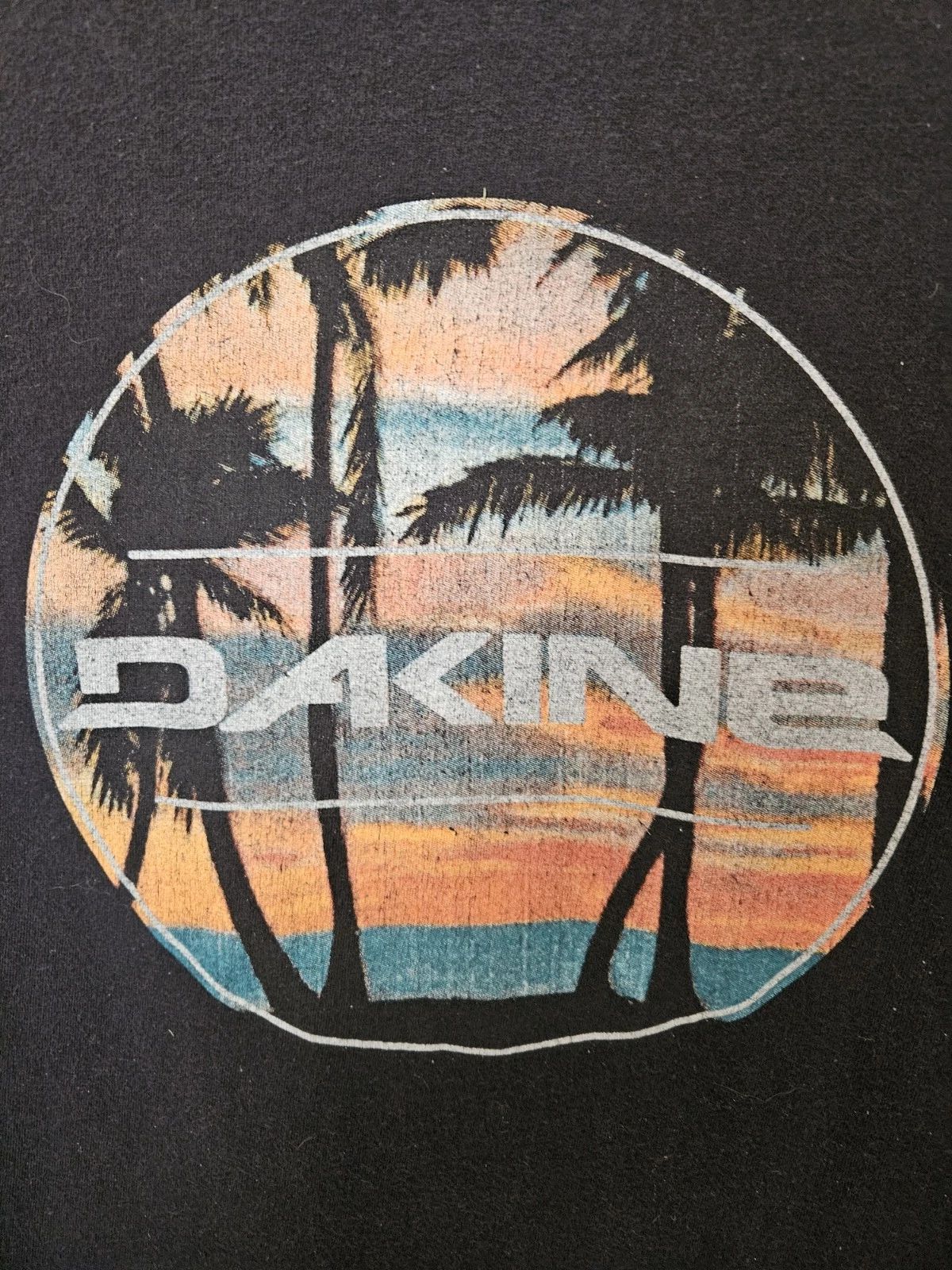Dakine Men's Black Short Sleeve 100% Cotton Graphic T-Shirt, XXL