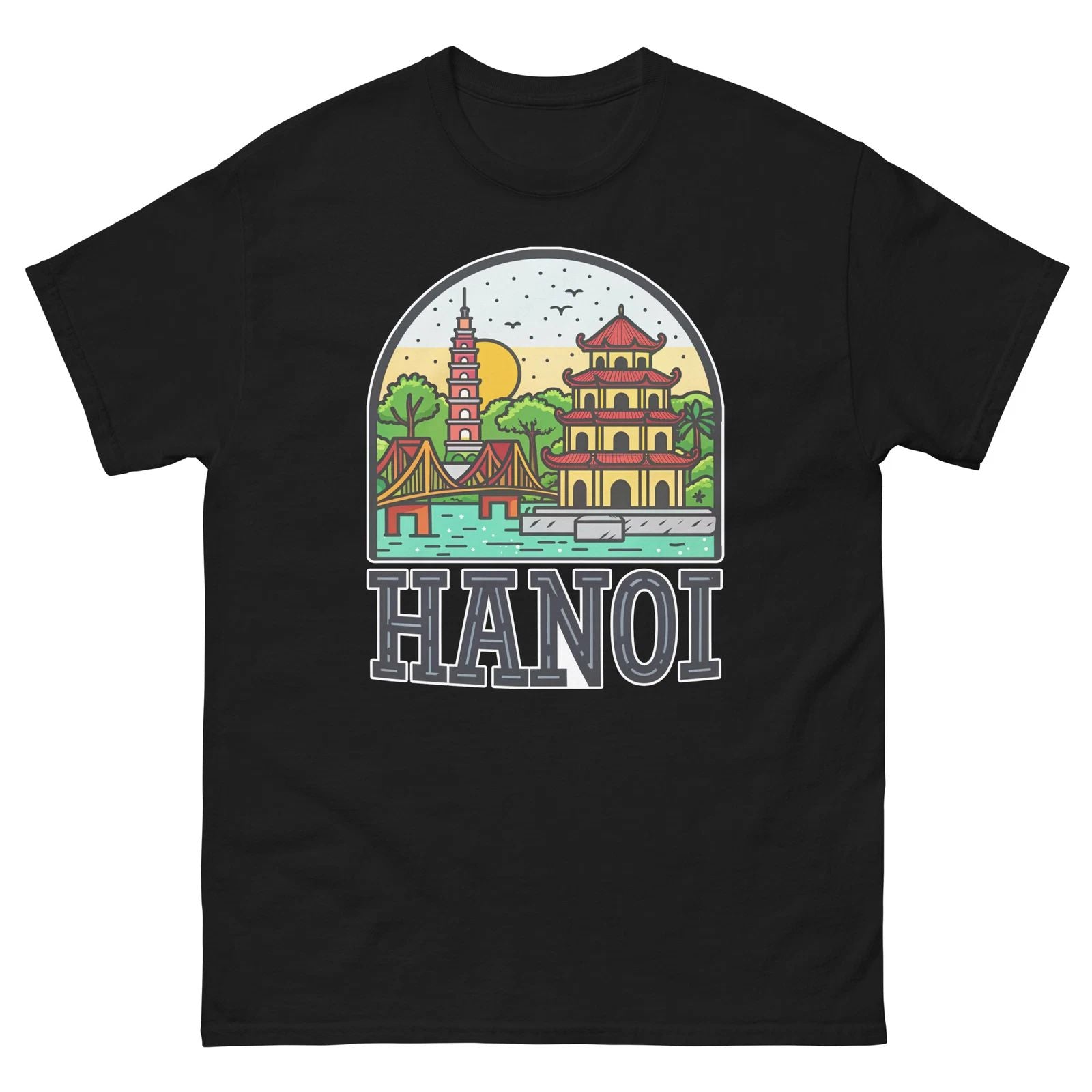 Hanoi World Travel Urban Area City T-Shirt