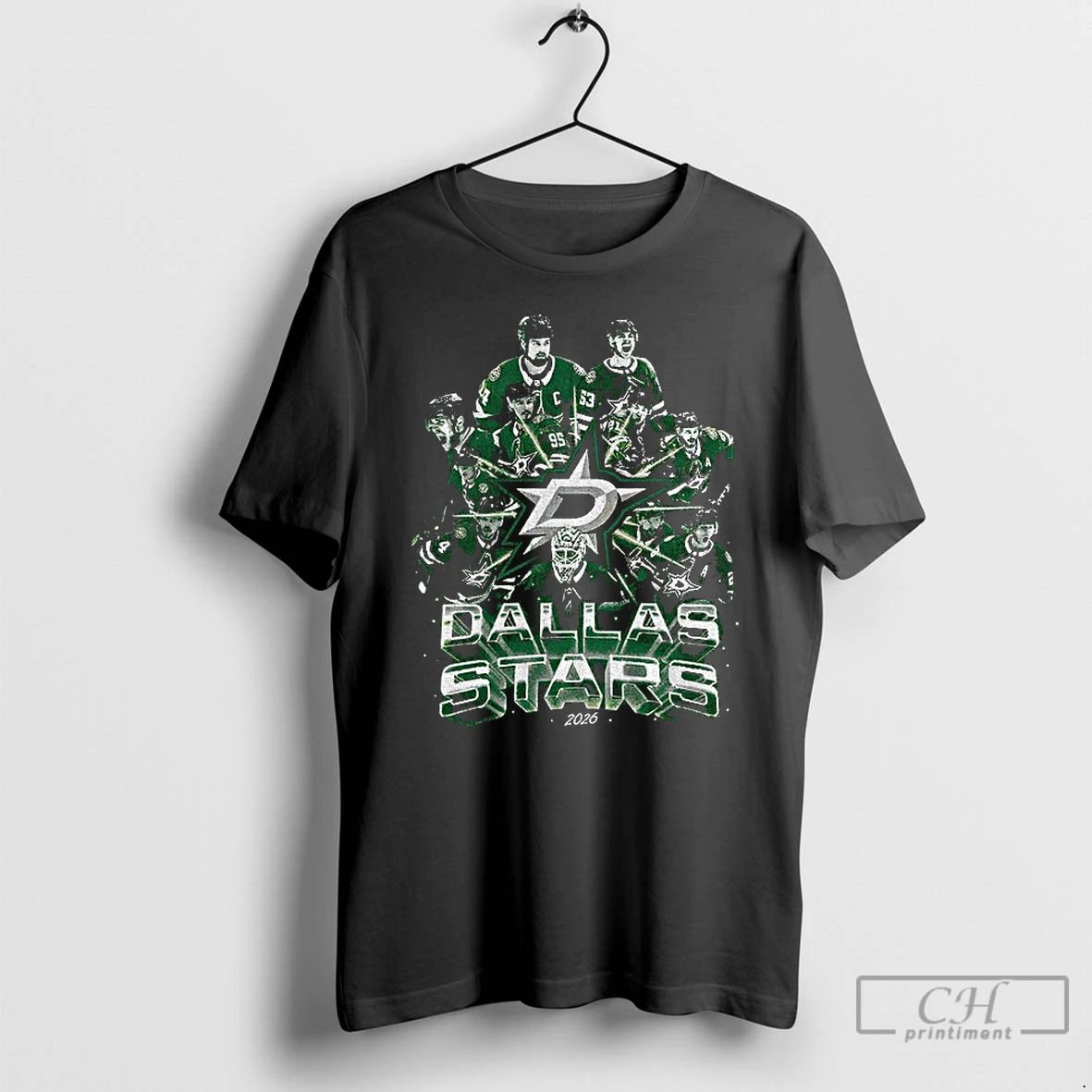 Classic Dallas Stars Hockey Team 2026 Vintage Graphic T Shirts