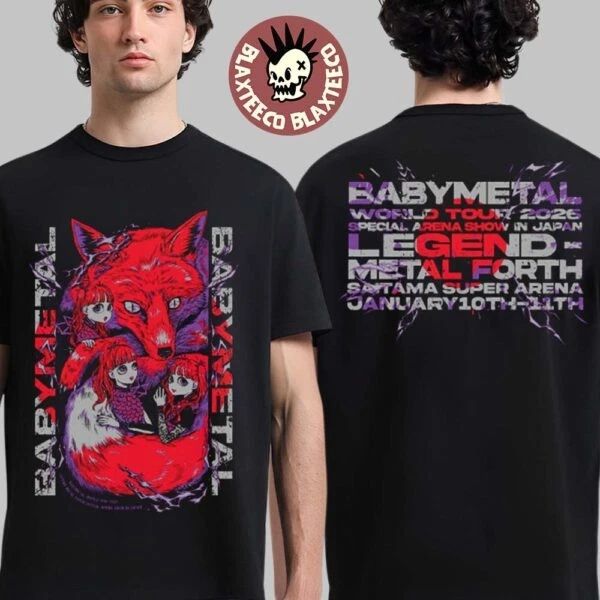 Babymetal First Ever Pop Up In Tokyo In Saitama Super Arena On Jan 10-11 2026