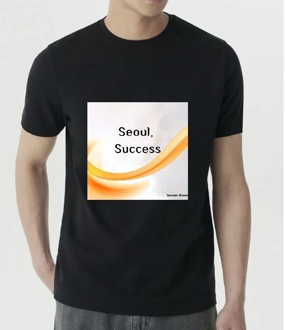 Seoul Success Graphic T-Shirt – Black | Minimalist Urban Style Tee