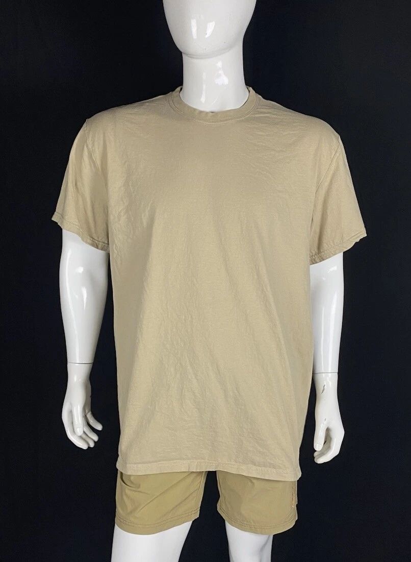 5.11 TACTICAL Beige T Shirt, A Grade, Men's Size 2XL