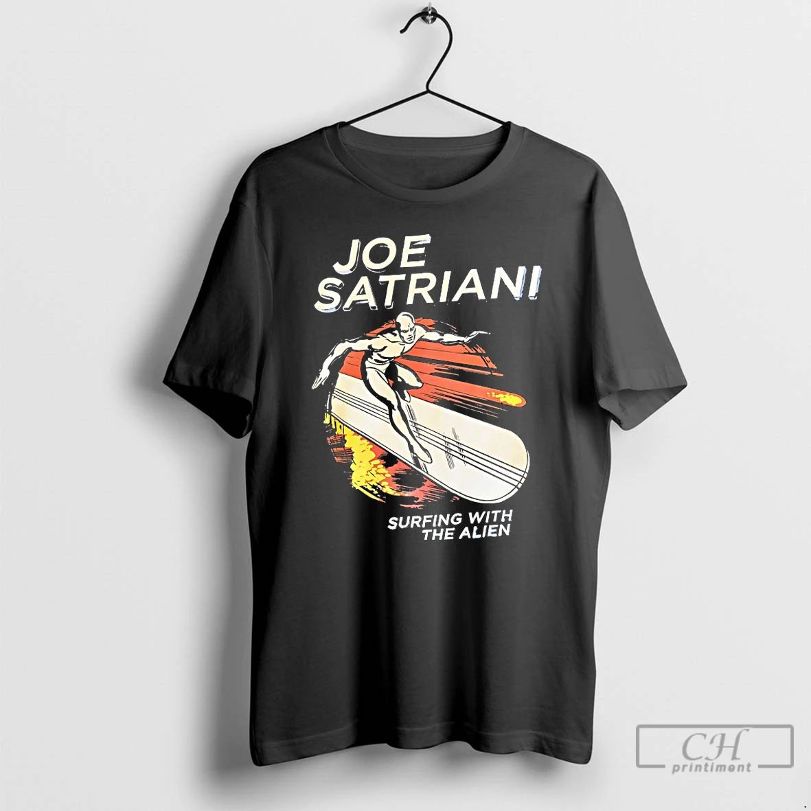 Classic Joe Satriani Surfing With The Alien T Shirts