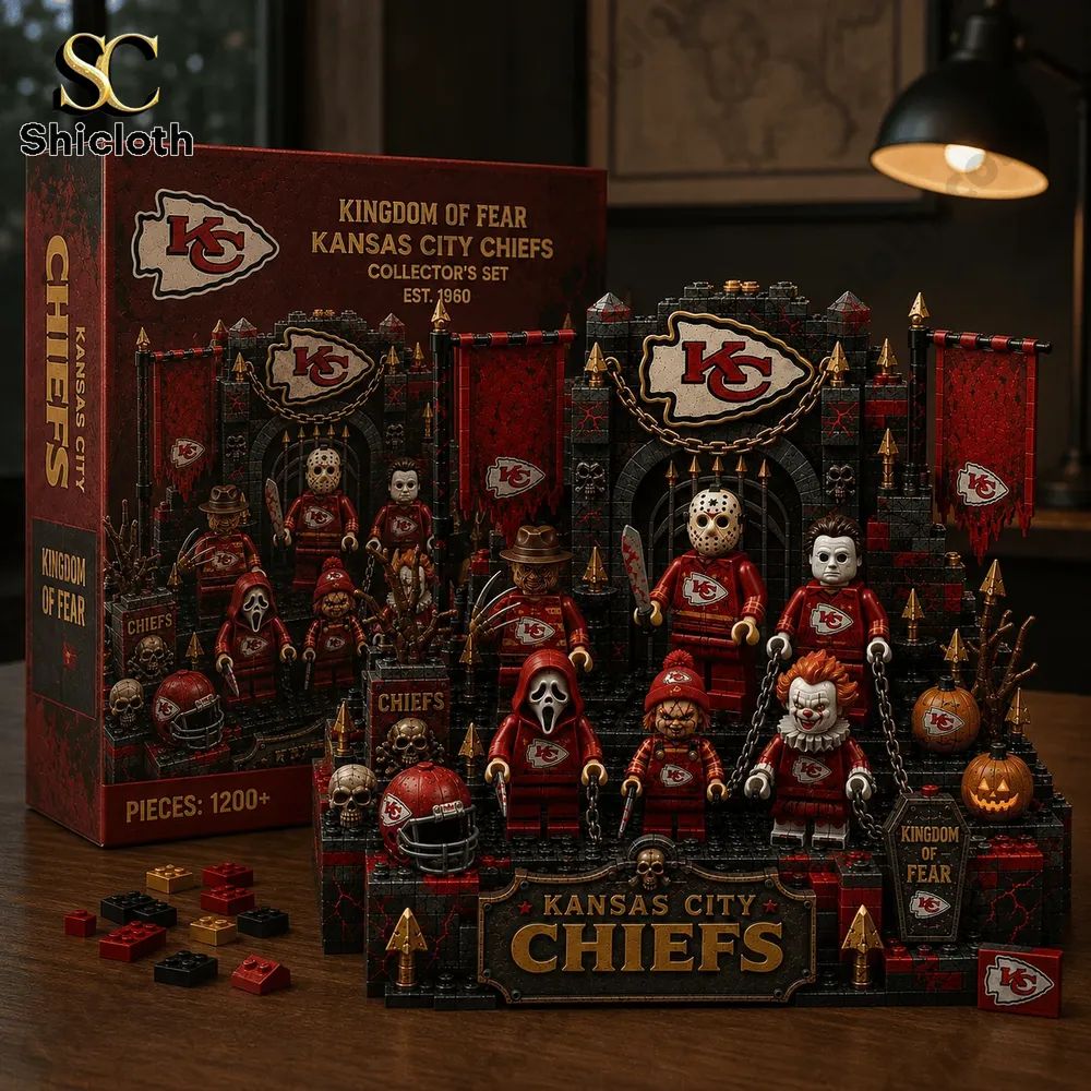 Kingdom of Fear Kansas City Chiefs Halloween Building Brick Set