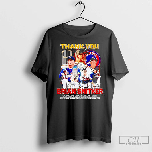 Classic Thank You Brian Snitker Forever A Brave T Shirts