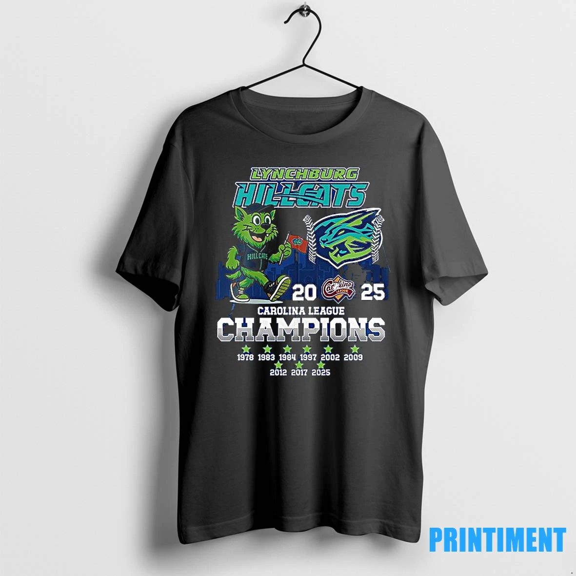 Lynchburg Hillcats 2025 Carolina League Champions Tshirts Sweater