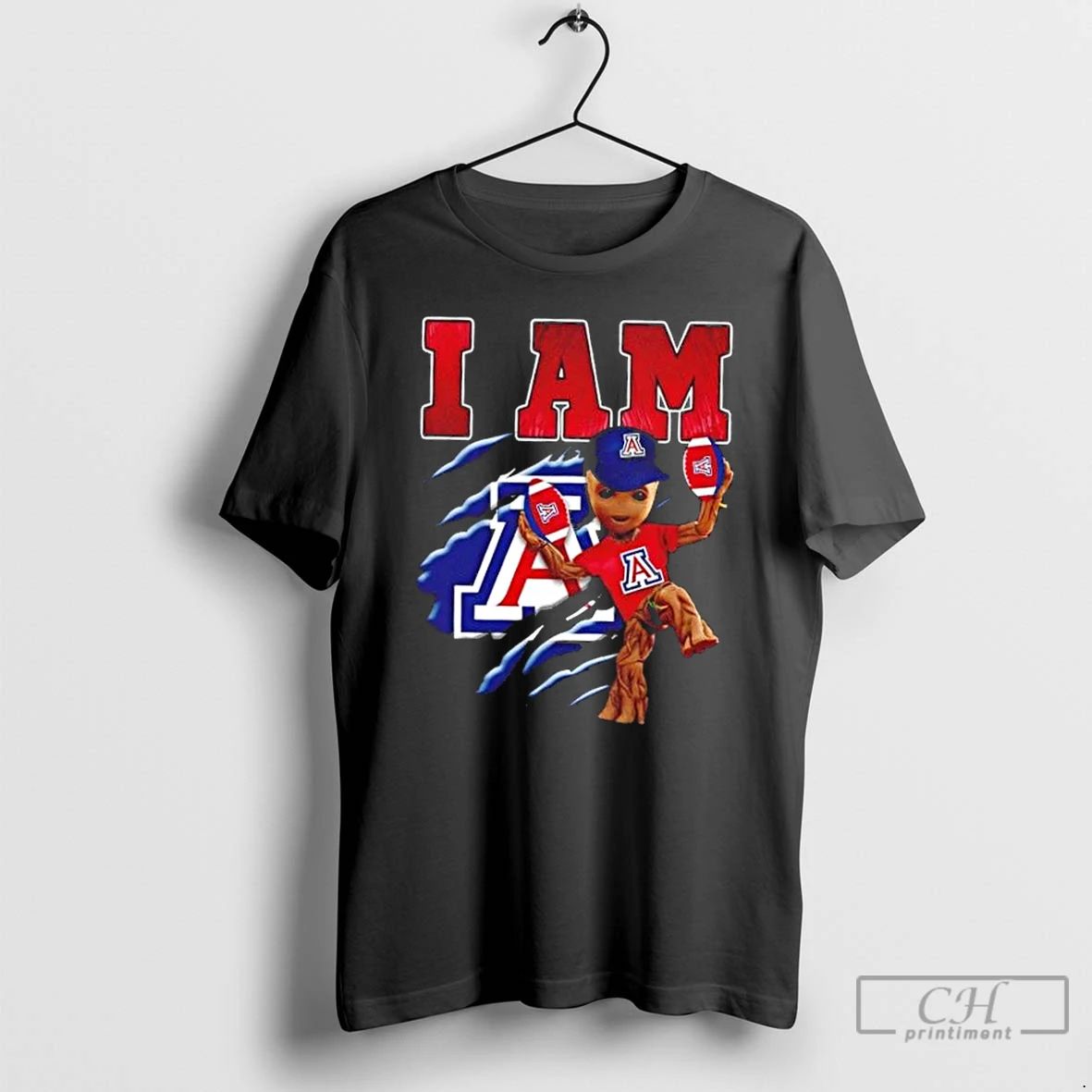 Classic I Am Groot Arizona Wildcats Football T Shirts