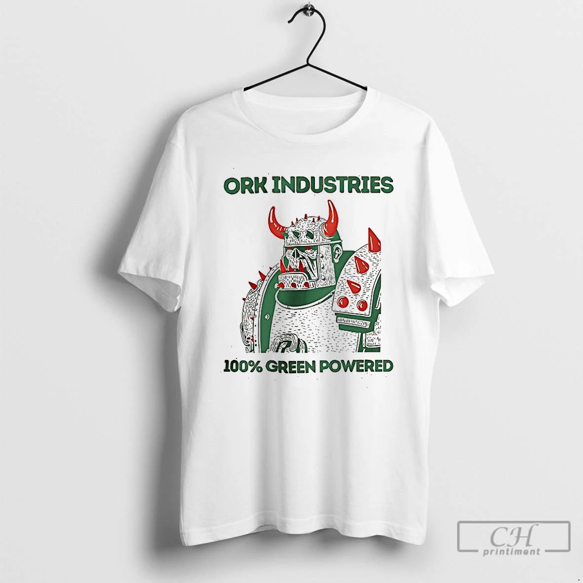 Premium Ork Industries 100 Green Powered T Shirts