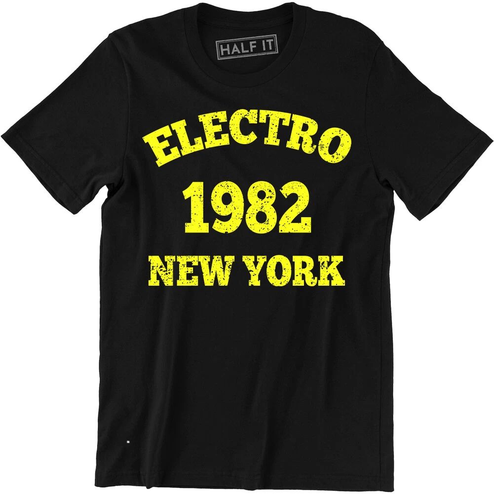 Electro 1982 New York Shirt Funny Music Planet Rock Drexciya Men's Tee T-shirt