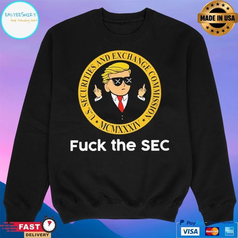 Fuck The Sec Us Securities And Exchange Commission MCMXXXIV T-shirt