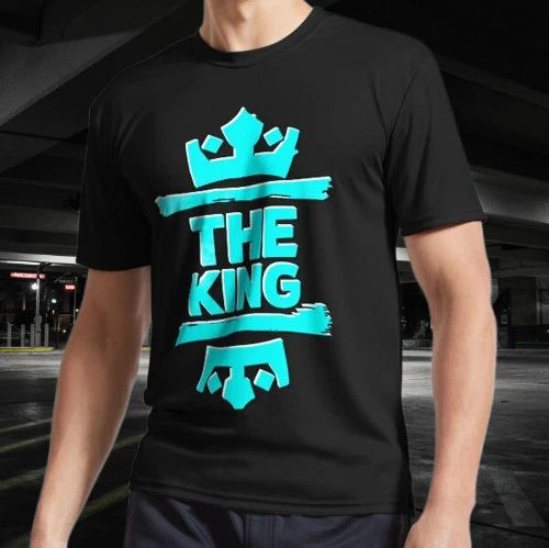 New Bold “King” Typography with Crowns  Logo American T-Shirt Funny S to 5XL