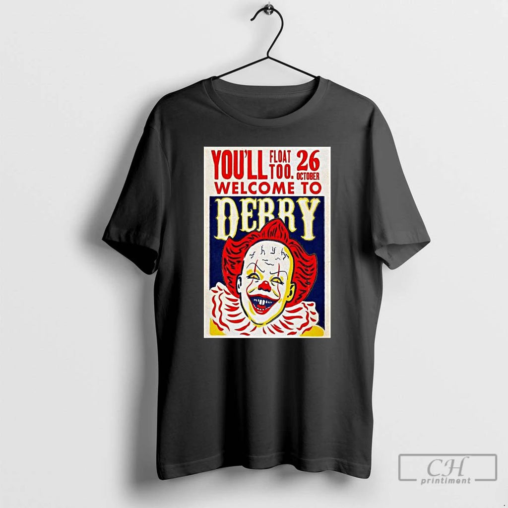 Classic Youll Float Too Welcome To Derry October 26 2025 Long Sleve T Shirts