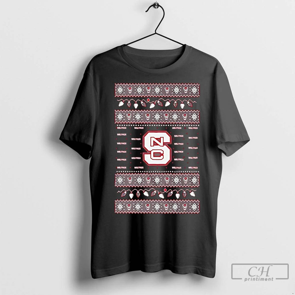 Premium Nc State Wolfpack Ugly Christmas Light