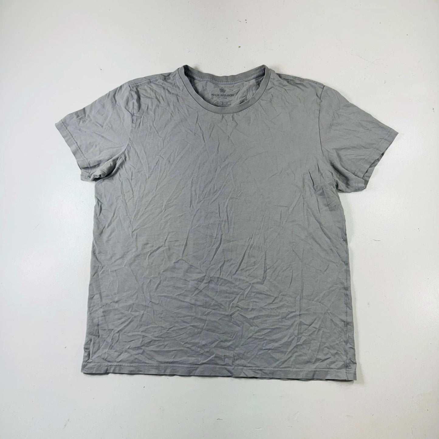 Mack Weldon T Shirt Gray Stretch Soft Crewneck Slim Fit Men’s Size XXL