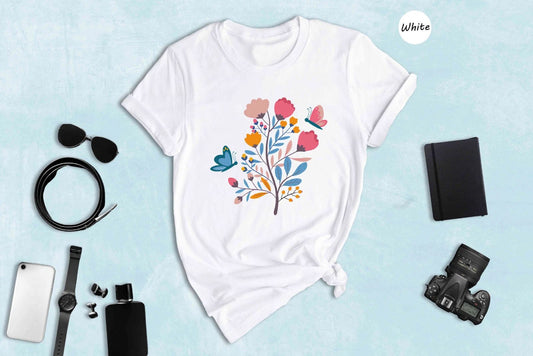 Pride Wildflowers Shirt, Bi Pride Shirt, Pride Shirt, Pride Outfit, Cute Flower