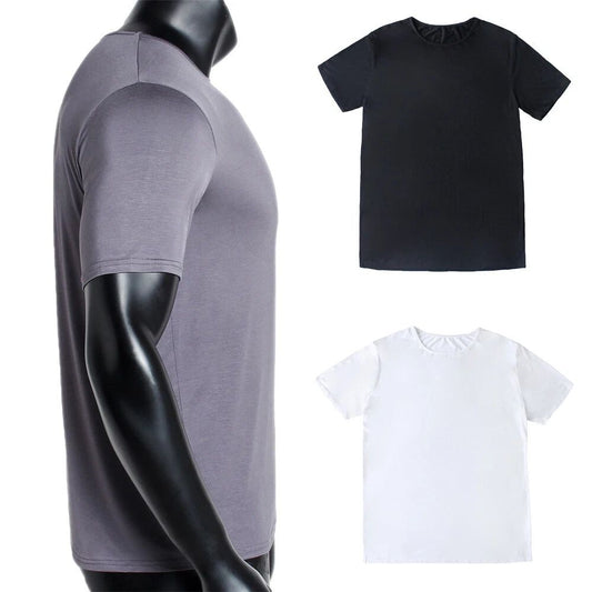 Muscle Tee Mens Casual Summer Tops T shirts Short Sleeve Blouse o neck Slim Fit
