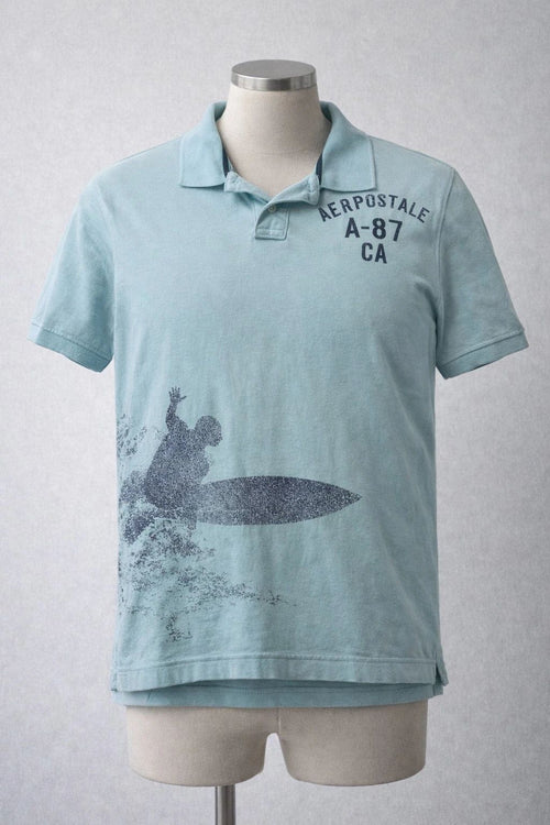 Aeropostale Men's Large Surfer Short Sleeve