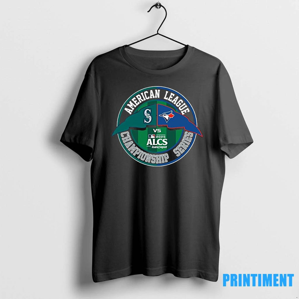 E4ywvgxw Seattle Mariners Vs Toronto Blue Jays 2025 American League Championship Series Matchup Tshirts Sweater