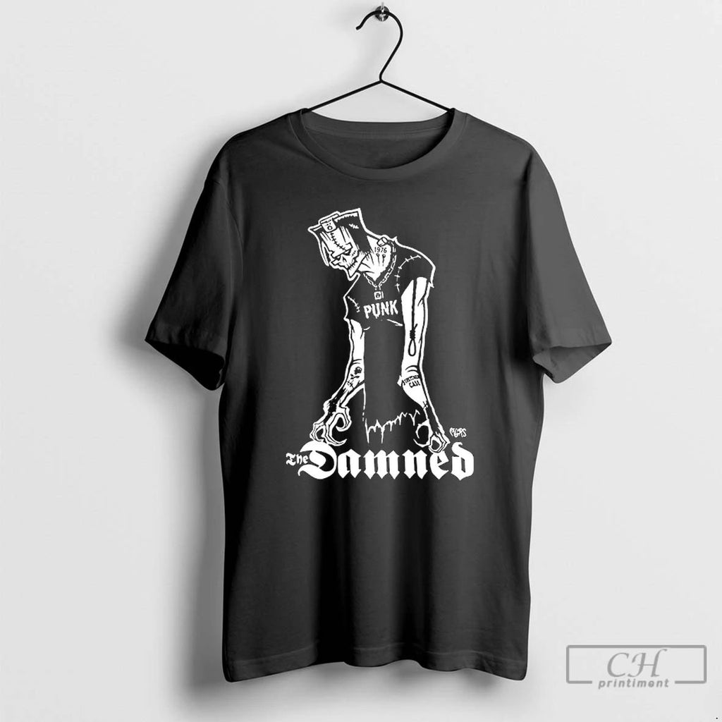 Premium The Damned Stage Worn Punk Rock Style T Shirts