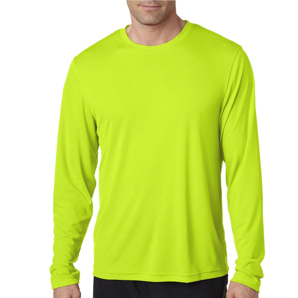 Hanes Adult Cool DRI With Fresh IQ Long Sleeves Performance T-Shirt 482L S-3XL