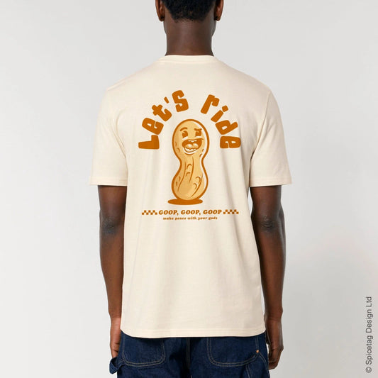 Peanut T-shirt Retro Video Game Tshirt Organic Gamer Top Tee Geeky Nerdy Goop