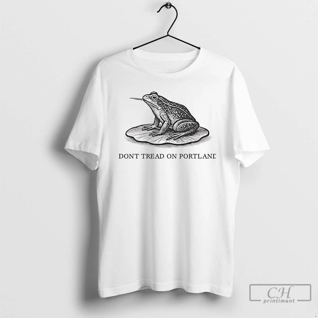 Classic Frog Dont Tread On Portland T Shirts