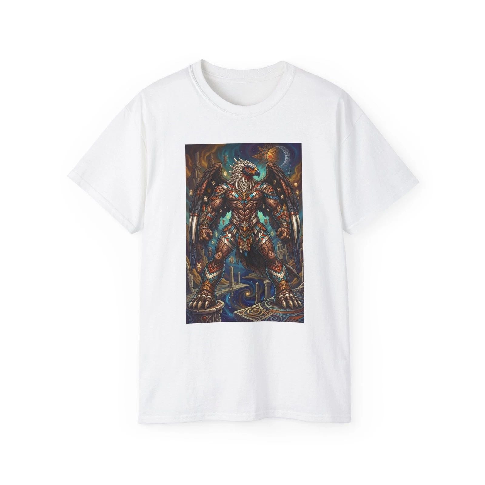 Armored Dragon Warrior T-Shirt | Fantasy Illustration, Mythic Art