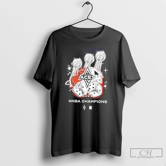 Premium Las Vegas Aces Three Time Wnba Champions Trophy T Shirts