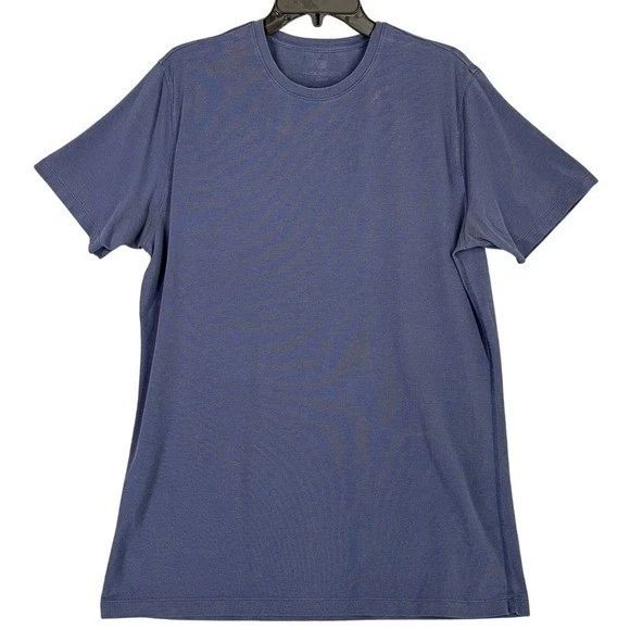 Mack Weldon Mens L Navy Pima Cotton Crewneck T Shirt Modern Essential
