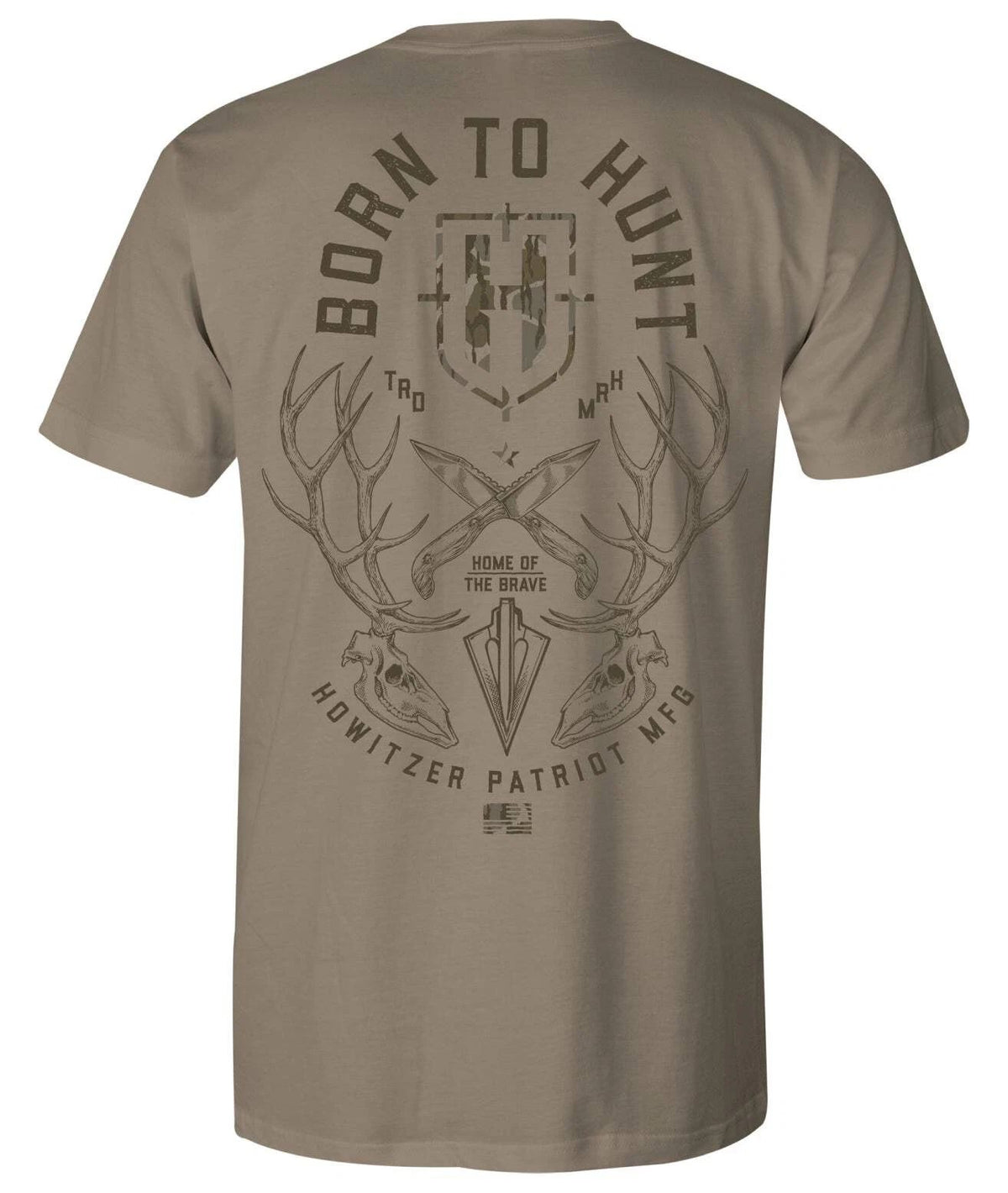 Howitzer Clothing Men's T-shirt Born To Hunt