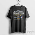 Classic Blue Jays World Series Champions 2025 Trophy Signature T Shirts