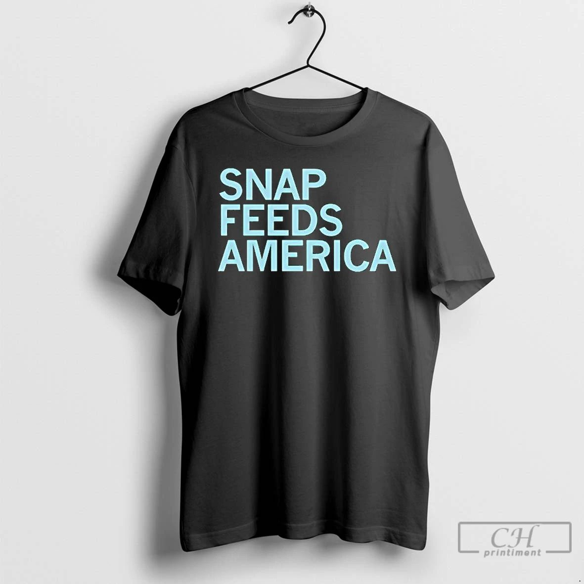 Classic Snap Feeds America Long Sleve T Shirts