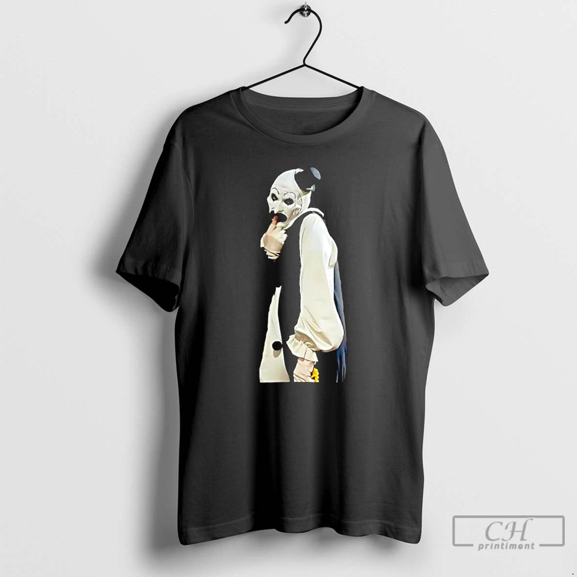 Classic Art The Clown Terrifier Creepy Halloween Sassy Horror Graphic T Shirts