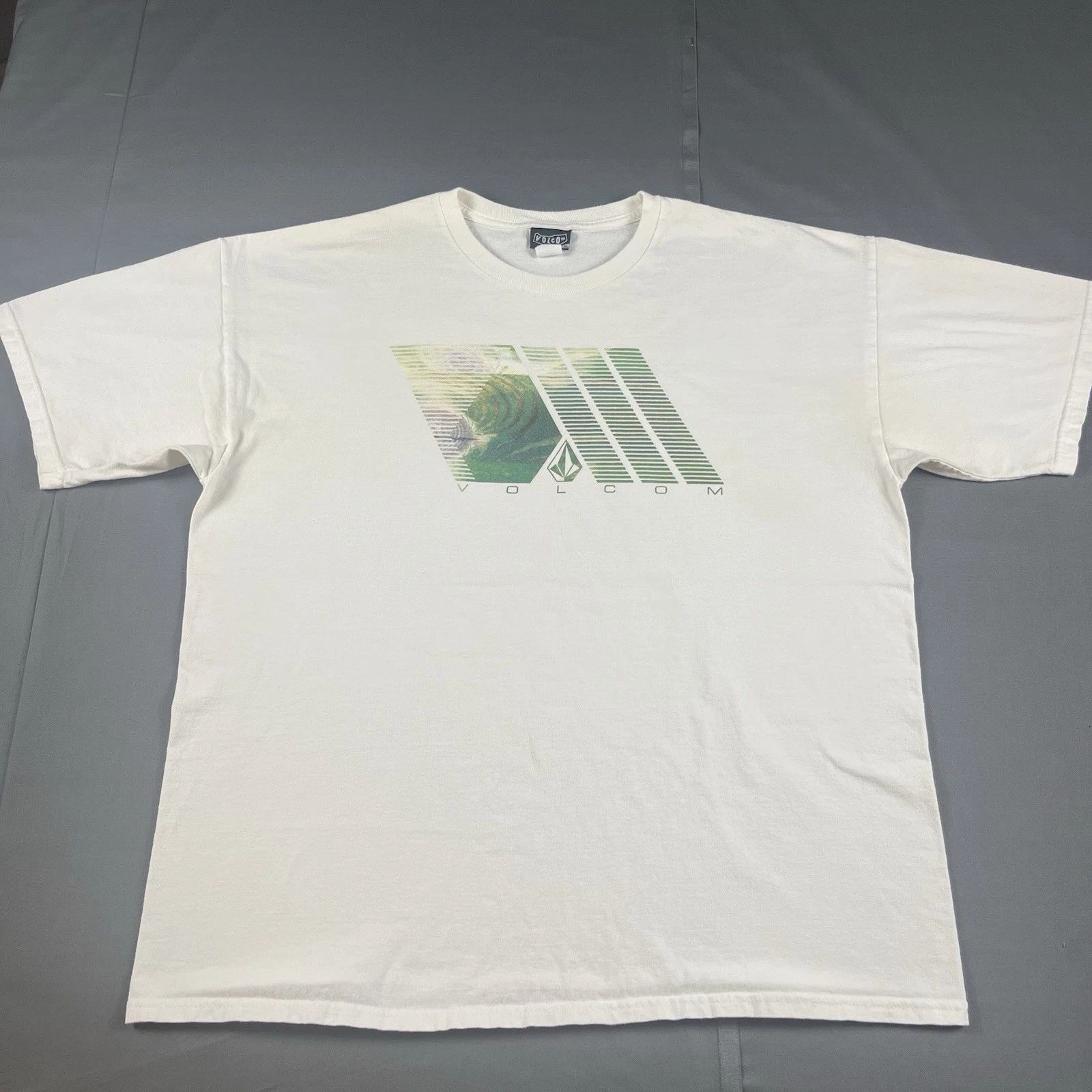 Vintage Volcom Stone Logo Graphic T Shirt Skate Surf Sz XL