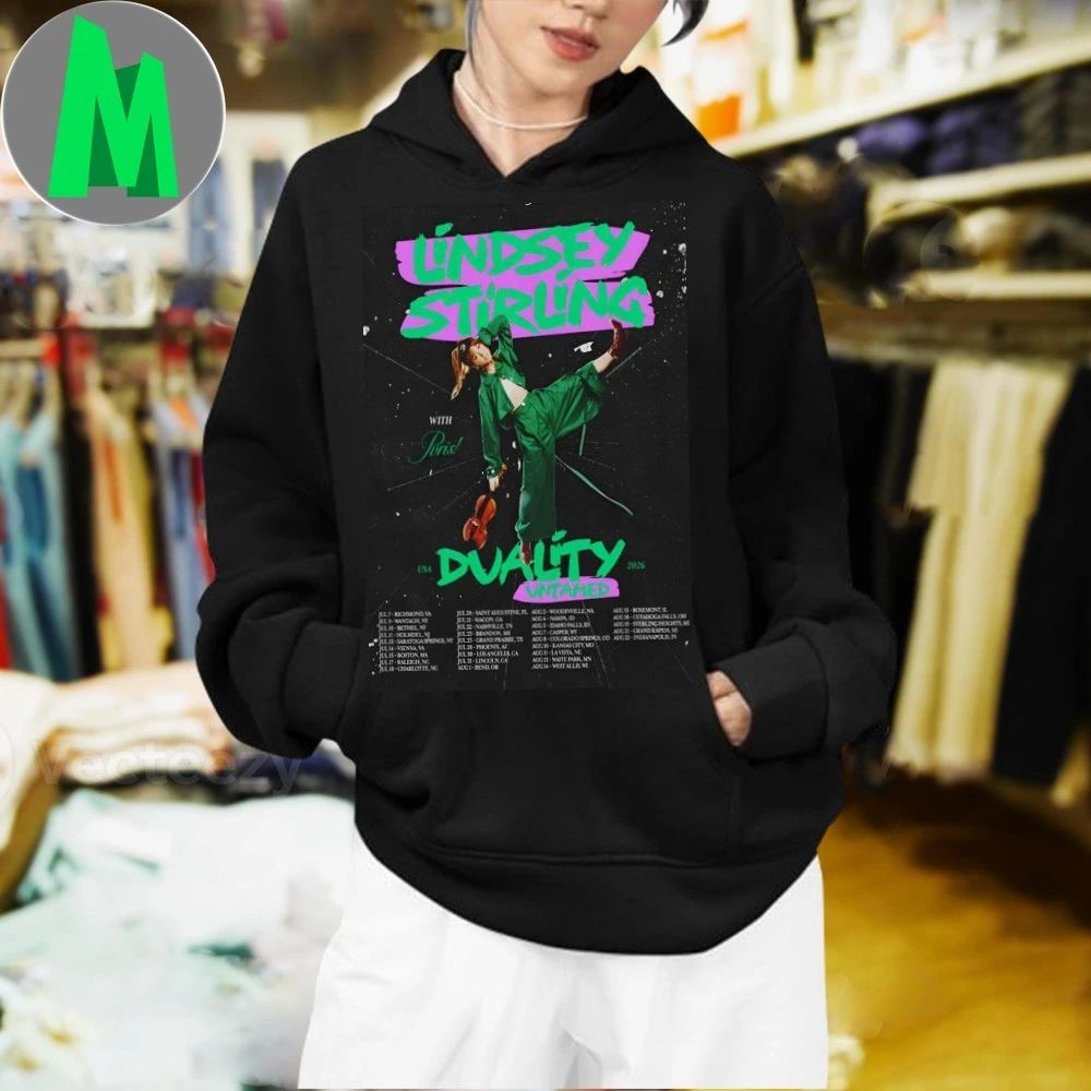 Lindsey Stirling Duality Untamed Tour Summer 2026 Poster Shirt