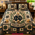 Notre Dame Fighting Irish Champions Quilt Bedding Set